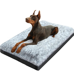 KISYYO lit orthopédique chien 35 pouces, soutien articulations et confort