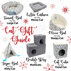 Kitty City grand-tunnel-jouets-pendus, stimulation mentale et distraction.