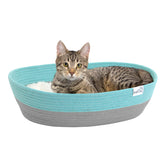 Lit Kitty City en coton, refuge douillet pour chats.