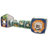 Kitty City Safari Jungle – cube lion, aire de jeu attrayante pour chats actifs.