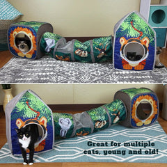 Kitty City Safari Jungle – ensemble pliable, rangement simple après jeu.