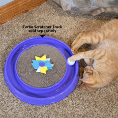Kitty City Scratch Pad Carton Ondulé; surface résistante pour un griffage soutenu.