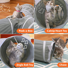 Kitty City Tunnel: chat dans le tunnel, stimulation et exploration.