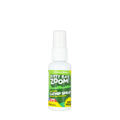 KITTY KA-ZOOM Bouteille d'herbe à chat Spray, stimulation rapide pour chats sans désordre.