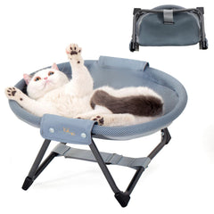 Le hamac surélevé KITTY KINGDOM offre un cocon sûr pour chat.