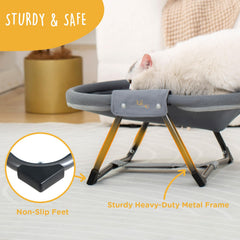 Modèle pliable KITTY KINGDOM, sans montage, pratique et rapide.