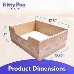 Kitty Poo Club design elegante-litiere: look moderne dans votre salon