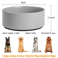 Kitwinney bol grande capacité 64 oz, idéal pour chiens moyens et grands