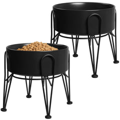 Kitwinney bols elevés en céramique, ensemble pratique pour les repas quotidiens des chiens