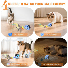 KiwiLove activation par claquement, facilite la reprise du jeu pour votre chat.