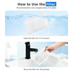 KiwiLove D90: éponges-pompe supplémentaires protègent pompe et filtration.
