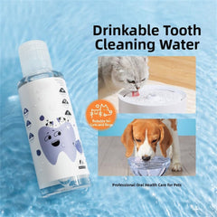 KKINYAS Additif eau dentaire haleine fraîche, usage régulier pour chiens.