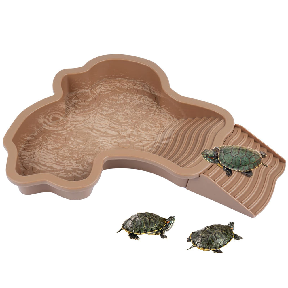 KKONHII grand-bain-reptile: espace sûr pour le bain et l'exercice.