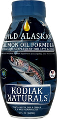 KODIAK NATURALS huile saumon Alaska dans une bouteille pour dosage précis
