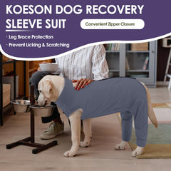 KOESON Recovery Suit trou pipi chien, accès pratique sans retirer le vêtement.