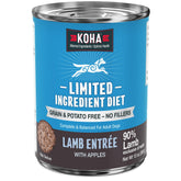 KOHA Agneau Entree Chien – boîte 12, repas humide pratique pour chiens.