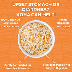 KOHA Bland Diet chat – aide à la digestion avec poulet et riz
