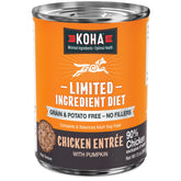 KOHA entrée-limite-ingredient-chien-pate, pâté appétent pour chiens sensibles.