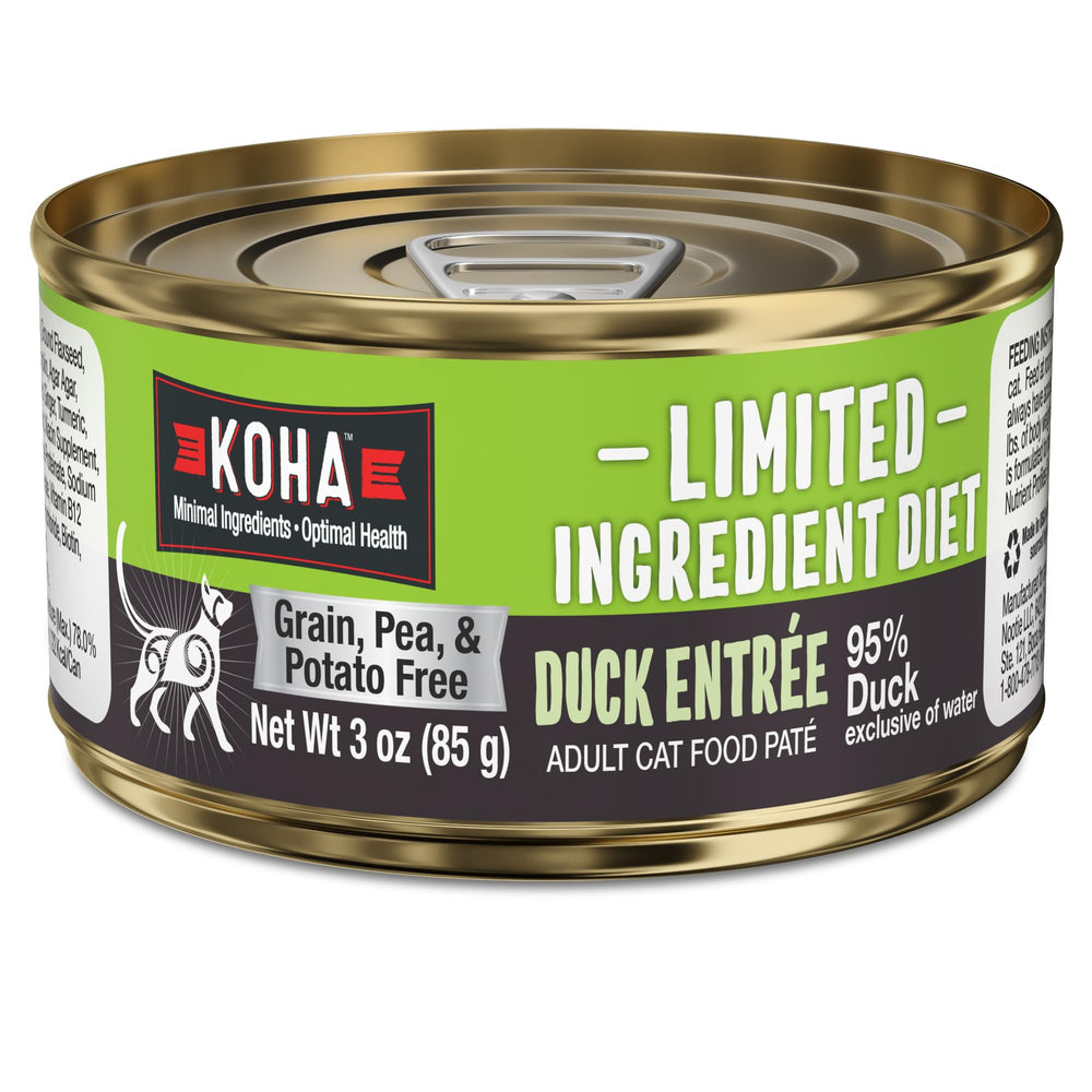KOHA Pâté canard chat – emballage clair et appétissant.