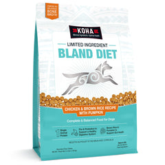 KOHA-regime-ingrédients-limités-poulet-riz-brun: soutien potentiel à la digestion.