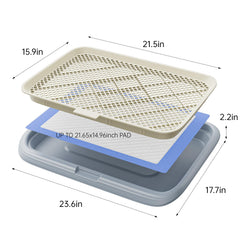 KOLA PANDA urinoir-profond-bac-chien grande capacité d'urine