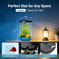 Koller Products Aquarium 360 filtration interne purifie l'eau efficacement