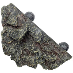 Komodo rebord magnétique standard brun, facile à nettoyer et à intégrer dans l'enclos terrarium.