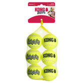 KONG SqueakAir – balle tennis chien moyenne, parfaite pour fetch en intérieur