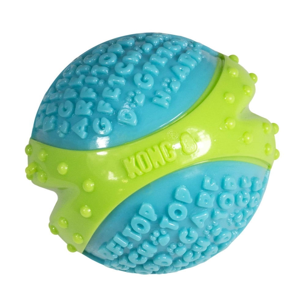 KONG CoreStrength balle dentition pour chien grand favorisant le nettoyage des dents.