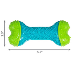 KONG CoreStrength Bone, enrichissement lors du jeu et de la mastication.