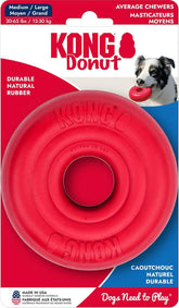 KONG Donut – jouet dur pour dents et gencives lors de la mastication.