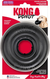 Jouet KONG Extreme Donut en caoutchouc naturel ultra-résistant pour chiens puissants.