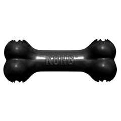 KONG Extreme Goodie Bone forme noire, idéal pour chiens puissants et mastication prolongée.