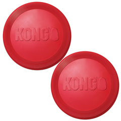 KONG Flyer disc-volant en caoutchouc naturel pour jeux extérieurs sûrs.