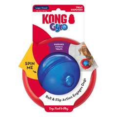 KONG Gyro, orbe centrale en rotation stimule le jeu et libère des friandises.