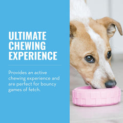 KONG Puppy Tires piste interieure remplissable; divertissement cerebrale avec friandises.