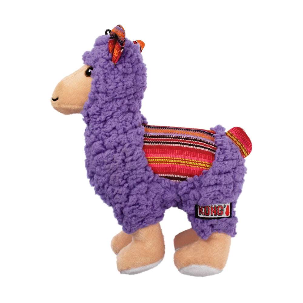 Jouet Sherps KONG chien lama peluche idéale pour câlins et jeux