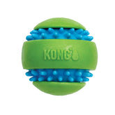 KONG Squeezz Goomz Ball LG, face de jouet, idéal pour jeux actifs.