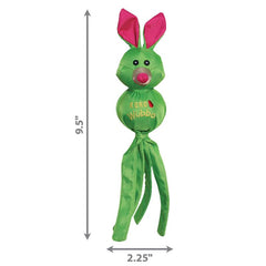 KONG Wubba Ballistic Friends Petit, tir et rapport du jouet avec sifflet intégré.