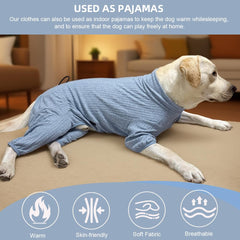 KOOGAL pyjama chien bleu – matière extensible, mouvement libre au quotidien.