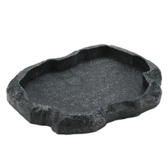 KooingTech abreuvoir tortue design pierre imitation, décor naturel et nettoyage facilité.