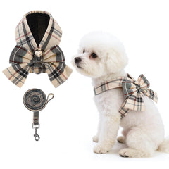 Kooltail harnais petit chien avec noeud, design élégant et confortable.