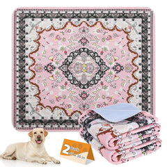 KOOLTAIL tapis lavable pour chiens, pack 2, 36 x 41 pouces, sols propres.