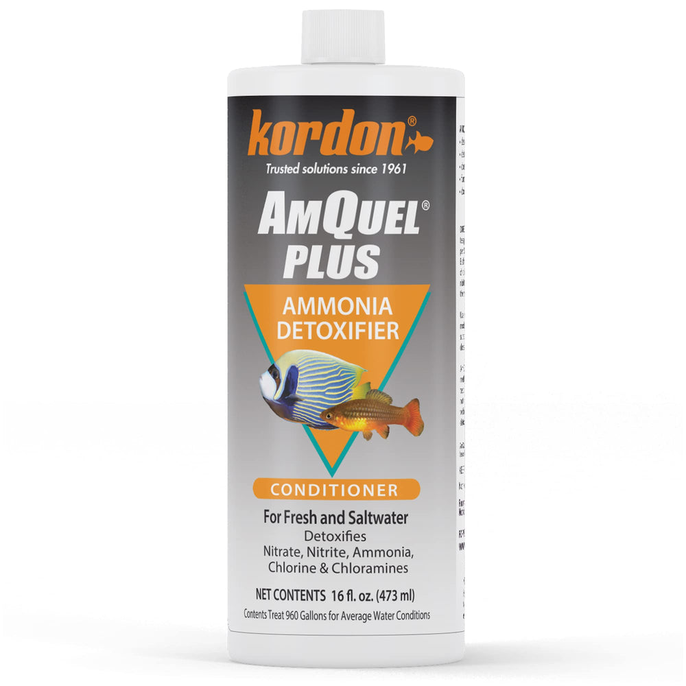 Kordon AmQuel Plus: bouteille 16oz pour détoxifier l’eau de l’aquarium.