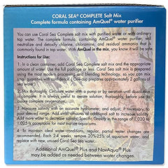 Kordon Coral Sea Salt Mix Amquel se dissout rapidement dans l’eau.