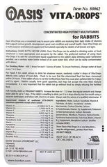 Pipette Kordon Oasis Vita, facile à ajouter dans l'eau du lapin.