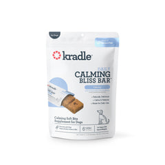 Kradle Bliss Bars emballage individuel pratique pour sorties avec chien.