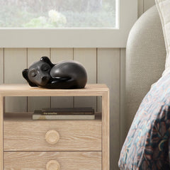 Kriss Art Urne chien dodo gris—design élégant pour accueillir les cendres en toute sécurité.