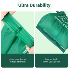 Sacs KropBom épais et imperméables pour prévenir les fuites lors du ramassage.