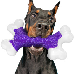 Kseroo os-nylon-indestructible 8 pouces violet, résiste aux mâchoires puissantes.